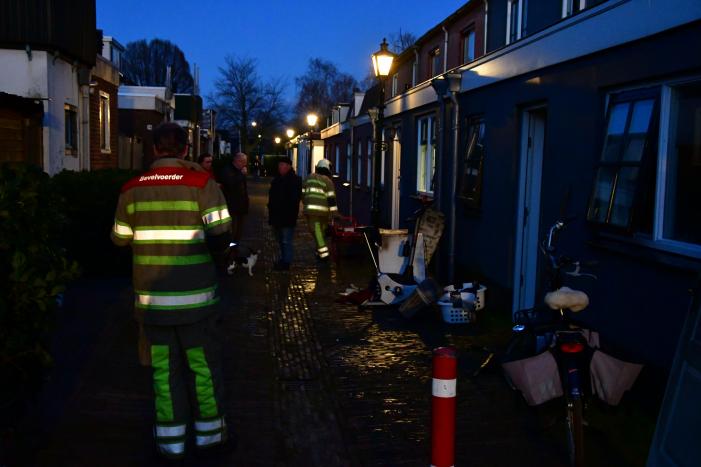 Droger in woning vat vlam