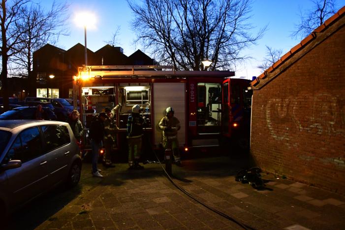 Droger in woning vat vlam