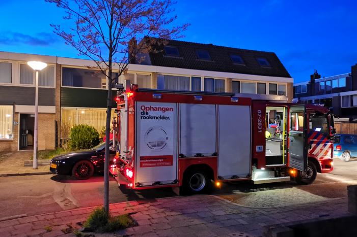 Koolmonoxide-alarm gaat af in woning