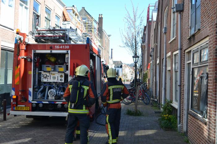 Gasleiding geraakt tijdens verbouwwerkzaamheden