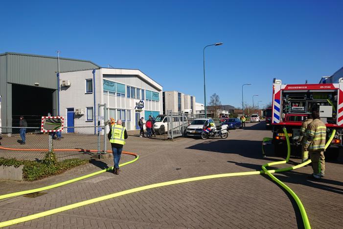 Brand in bedrijfspand Snijcon op industrieterrein Remmerden