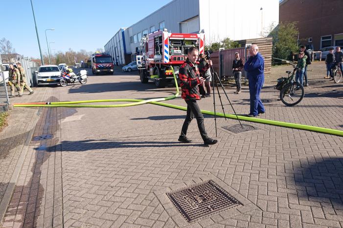 Brand in bedrijfspand Snijcon op industrieterrein Remmerden