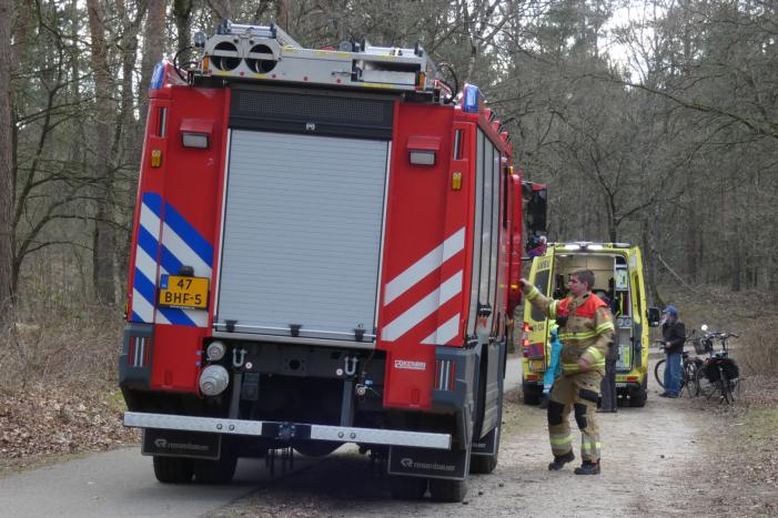 Fietsster gewond na val