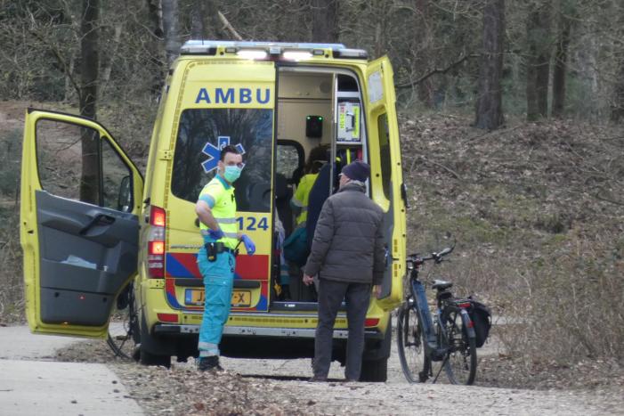 Fietsster gewond na val