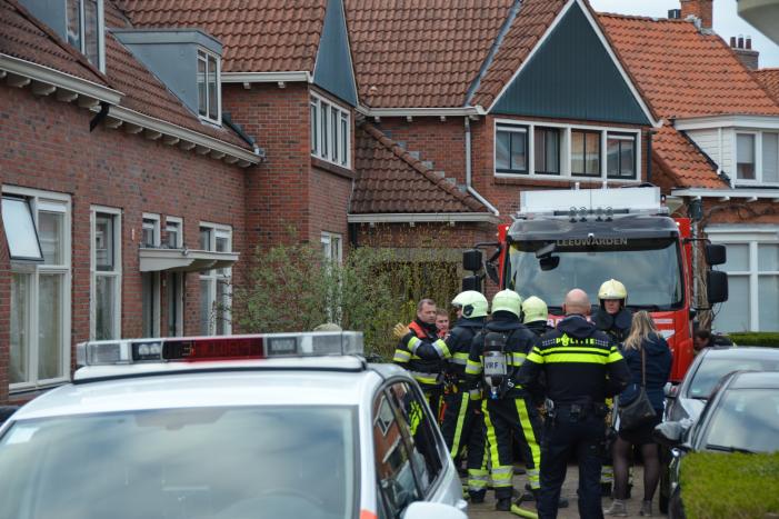 Brand op bovenverdieping van woning
