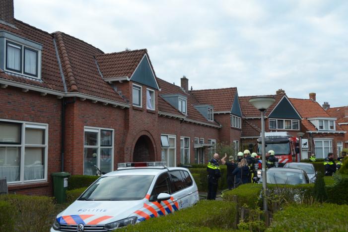 Brand op bovenverdieping van woning