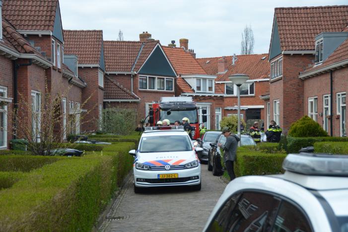 Brand op bovenverdieping van woning