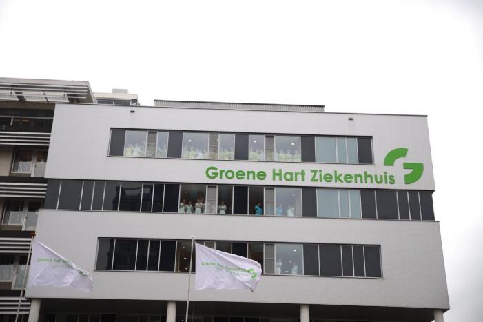 Eerbetoon aan zorgpersoneel Groene Hart Ziekenhuis