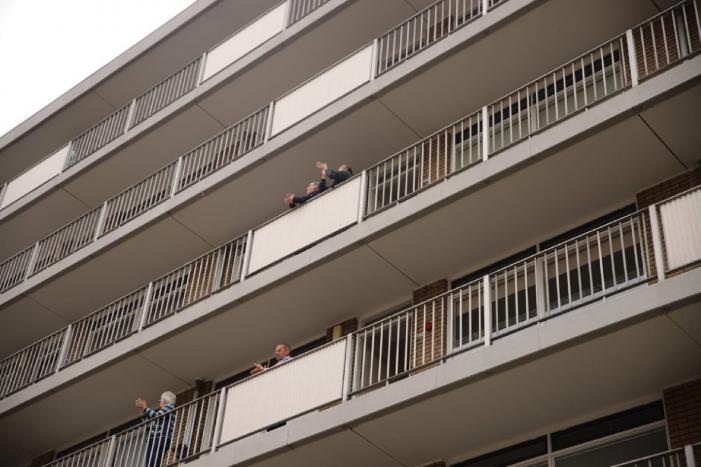 Eerbetoon aan zorgpersoneel Groene Hart Ziekenhuis
