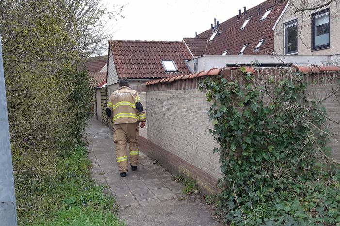 Man gewond bij brand in woning