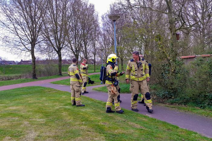 Man gewond bij brand in woning