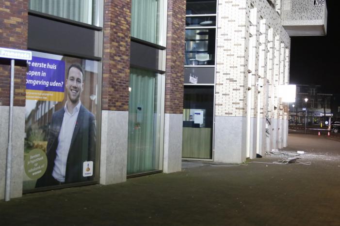 Stortautomaat Rabobank opgeblazen