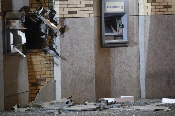 Stortautomaat Rabobank opgeblazen