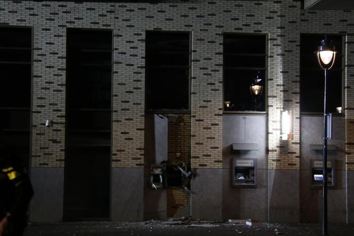 Stortautomaat Rabobank opgeblazen