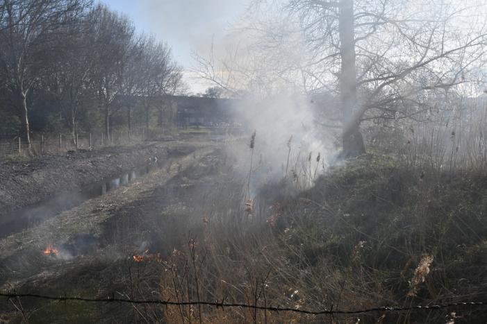 Buitenbrand op Industrieterrein Kickersbloem