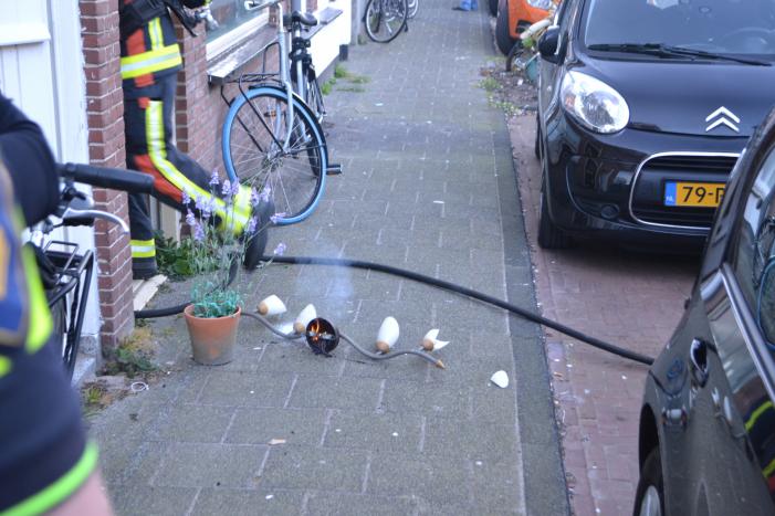 Hanglamp veroorzaakt brand in woning