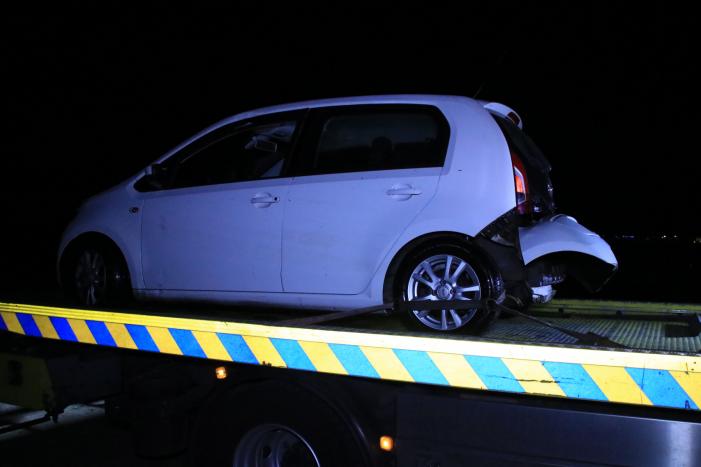 Auto te water geraakt