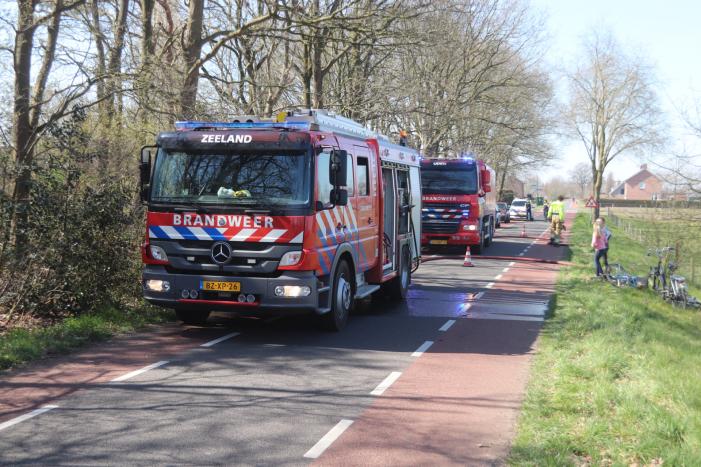 Brand in groot stuk bossage