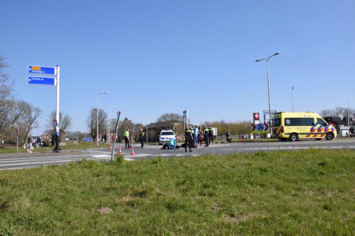 Gewonde na valpartij met motor