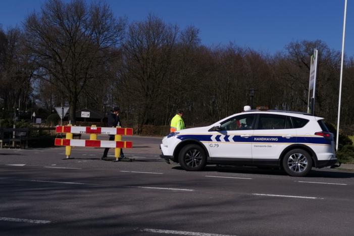 Parkeerplaatsen Ginkelse Heide afgesloten