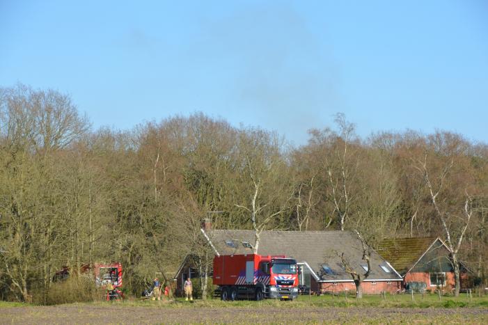 Groot stuk natuur in brand