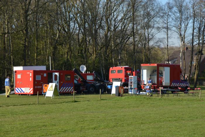 Groot stuk natuur in brand