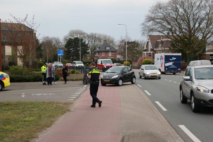 Fietser gewond na aanrijding met auto