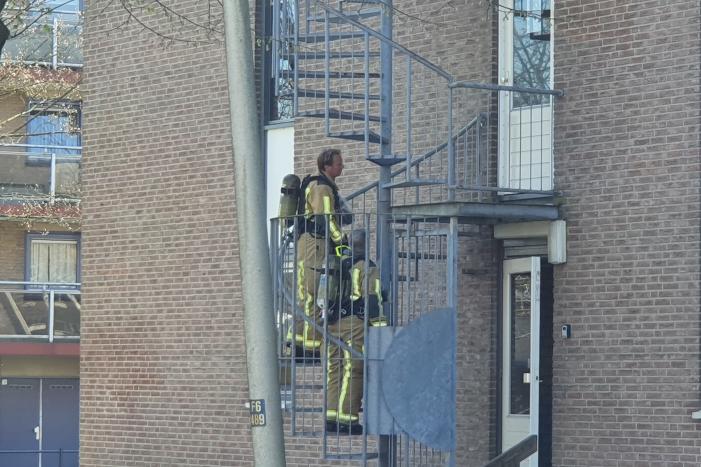 Gaslucht waargenomen in flat