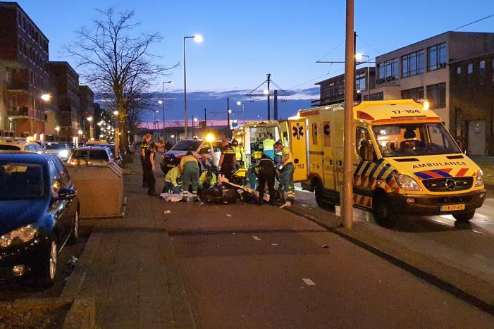 Twee gewonden na valpartij met scooter