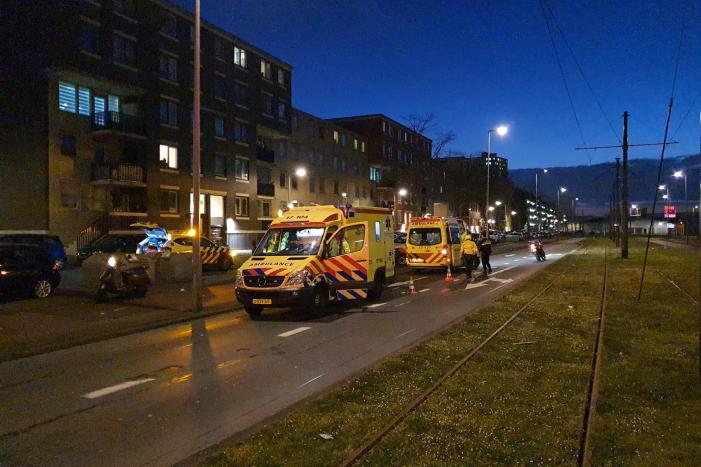 Twee gewonden na valpartij met scooter