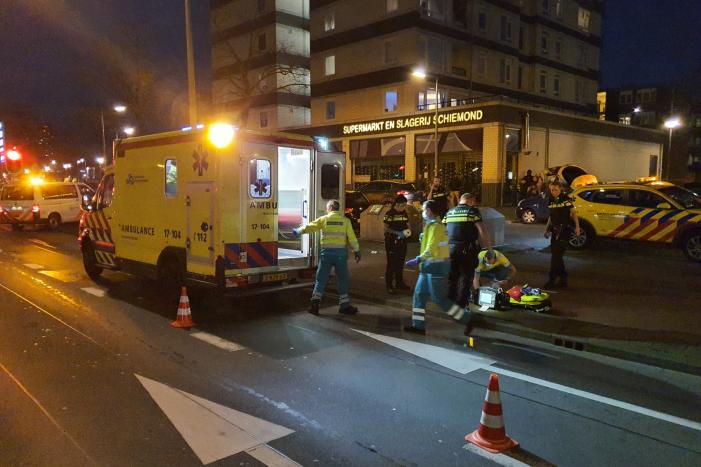 Twee gewonden na valpartij met scooter