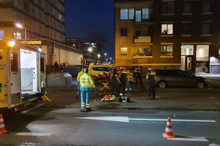 Twee gewonden na valpartij met scooter