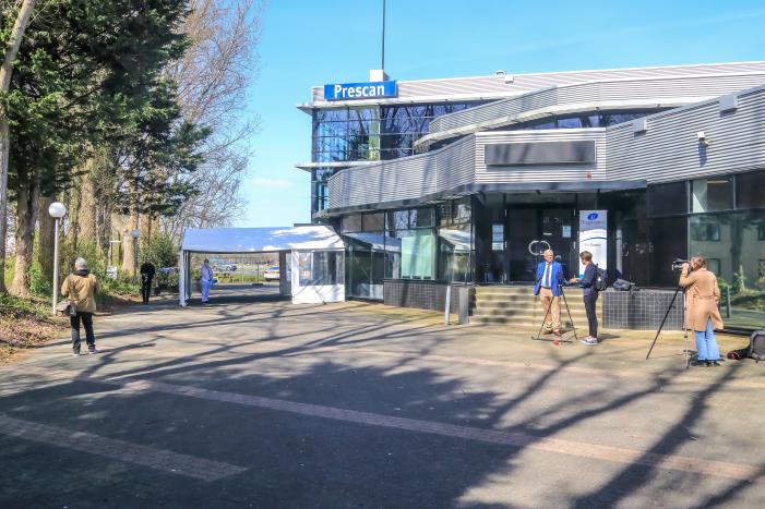 Covid-19 controlepunt geopend op bedrijventerrein Noordschil