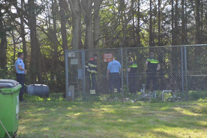 Brand naast LPG tank Tinq tankstation