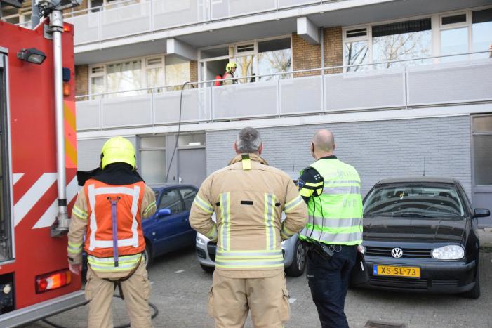 Gewonde bij brand in appartement