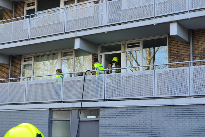 Gewonde bij brand in appartement