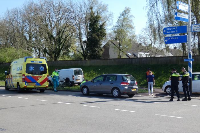 Fietser gewond bij aanrijding met auto