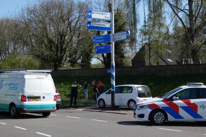 Fietser gewond bij aanrijding met auto