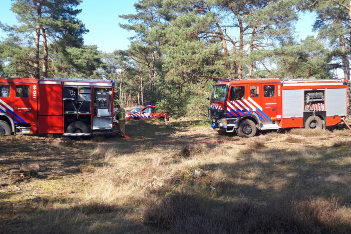 Stuk heidebrand snel onder controle