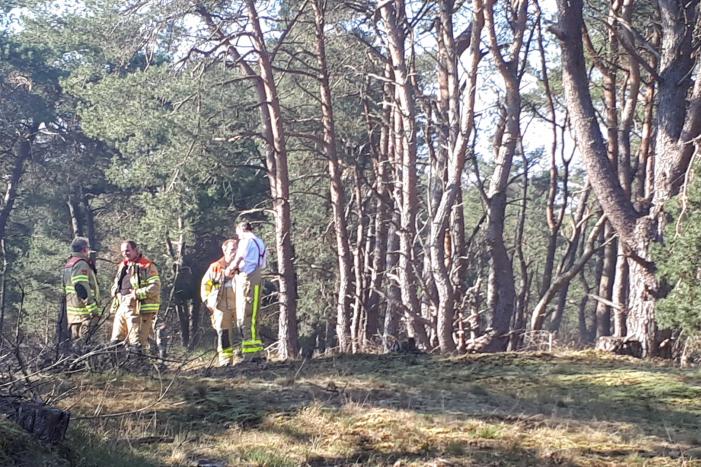 Stuk heidebrand snel onder controle