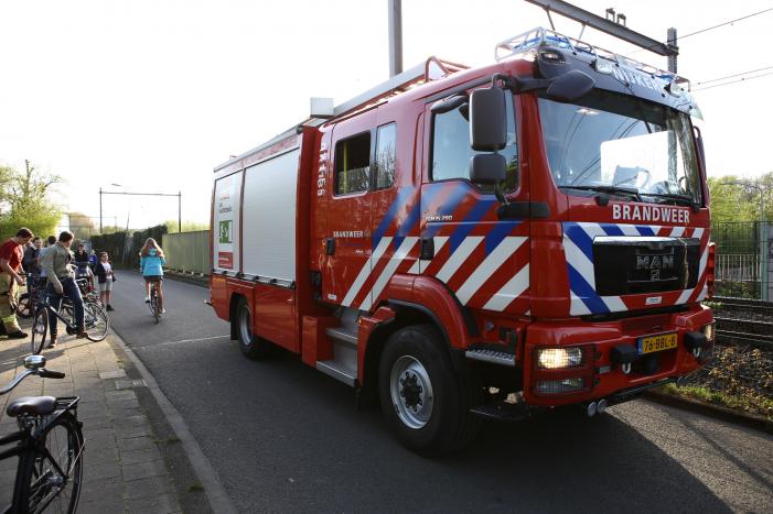 Treinverkeer tijdelijk gestremd door brandende spoorbiels