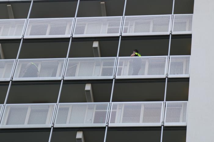 Flinke inzet vanwege waterschade in flatwoning