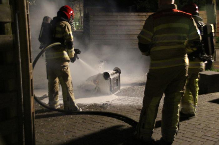 Meerdere kliko's gesmolten door brand