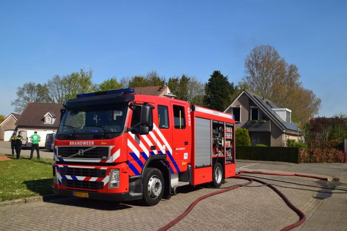 Brand in vrijstaande woning