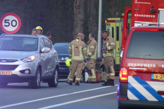 Veel schade bij kop staart aanrijding