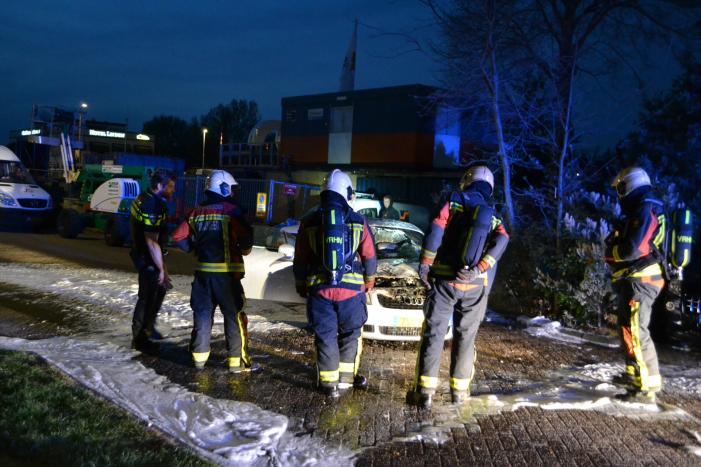 Autobrand mogelijk aangestoken
