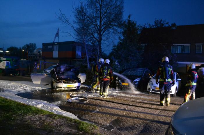 Autobrand mogelijk aangestoken