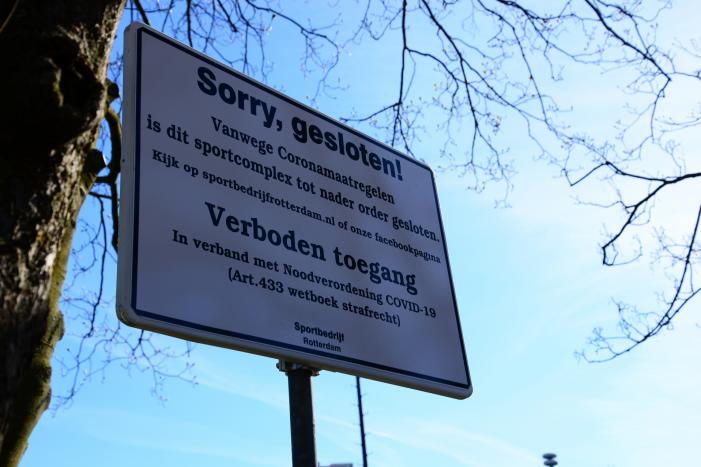 Stil Rotterdam door corona maatregelen