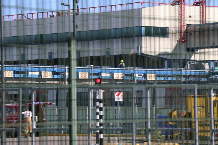 Brand bij RET remise