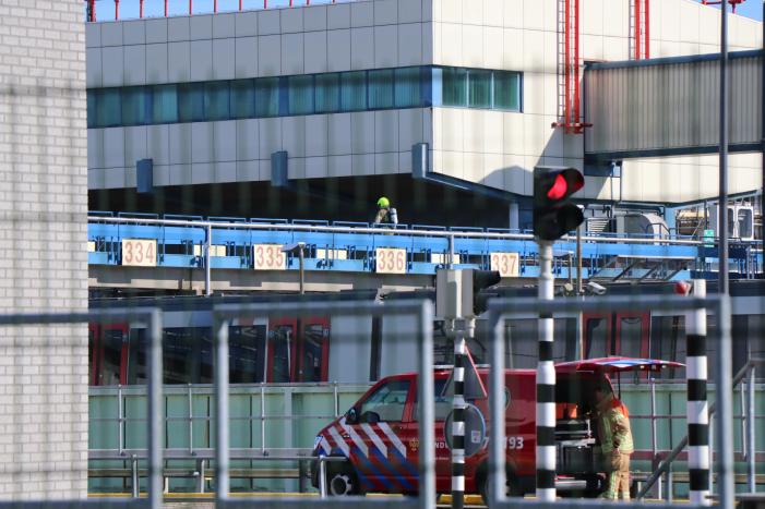 Brand bij RET remise